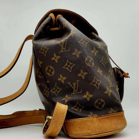Louis Vuitton Vintage Montsouris Backpack Monogram Canvas Backpack - Picture 3 of 9